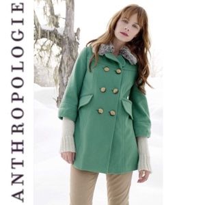 Anthropologie Idra Bracing Gale overcoat size 0
